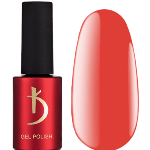 Color Rubber Base Gel BRIGHT RED, 7 ml