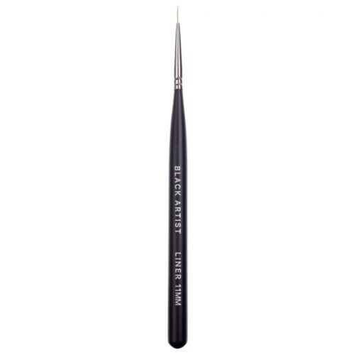 Pincel "Black Artist" Liner 11mm (mango: negro, pelo: nylon)