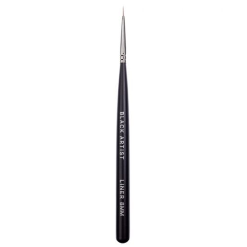 Pincel "Black Artist" Liner 8mm (mango: negro, pelo: nylon)
