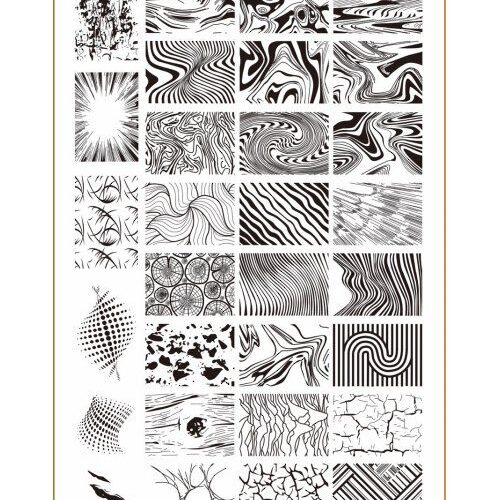 Placa de Stamping #07 9.5x14.5cm
