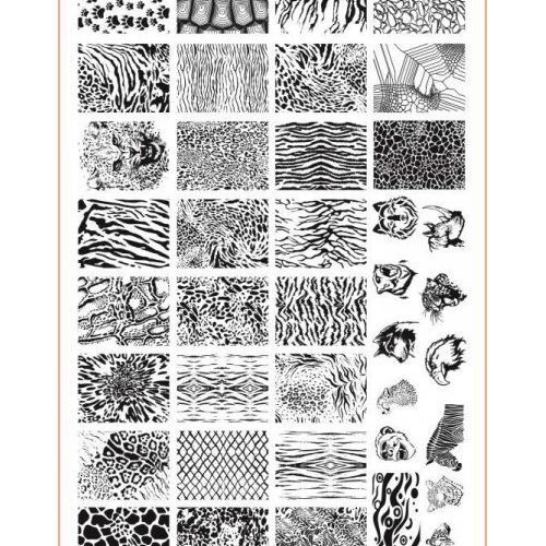 Placa de Stamping #09 9.5x14.5cm