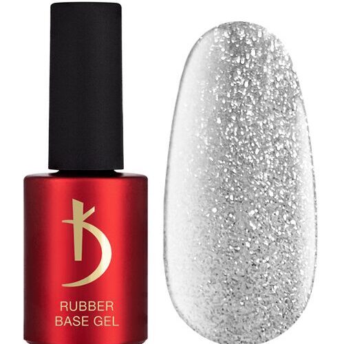 Color Rubber Base Reflectante -  Reflective Base Gel #6, 15 ml