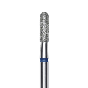 FA30B023/8K Punta de diamante, redondeado “cilindro”, azul, diametro 2.3 mm/ superficie de trabajo 8 mm