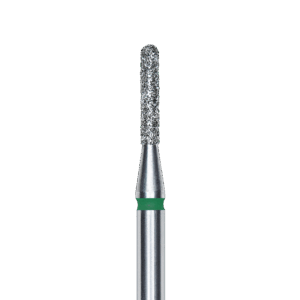 FA30G014/8K Punta de diamante, redondeado “cilindro”, verde, diametro 1.4 mm/ superficie de trabajo 8 mm