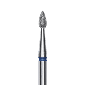 FA40B023/5 Punta de diamante “gota”, azul, diametro 2,3 mm/ superficie de trabajo 5 mm