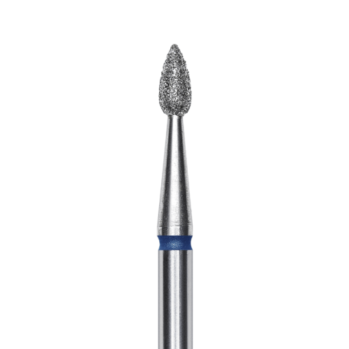 FA40B023/5 Punta de diamante “gota”, azul, diametro 2,3 mm/ superficie de trabajo 5 mm