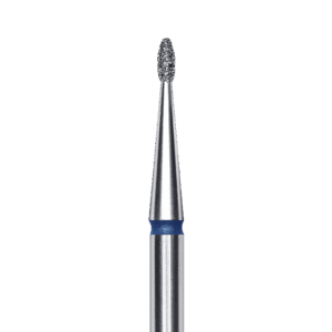 FA50B012/3K Punta de diamante, rounded “bud” , azul, diametro 1.2 mm/ superficie de trabajo 3 mm