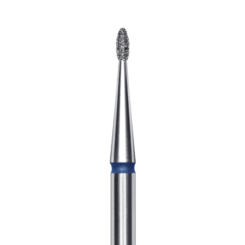 FA50B012/3K Punta de diamante, rounded “bud” , azul, diametro 1.2 mm/ superficie de trabajo 3 mm