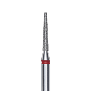 FA70R016/10K Punta de diamante “frustum”, roja, diametro 1.6 mm/ superficie de trabajo 10 mm