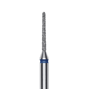 FA80B010/10K Punta de diamante “needle”, azul, diameter 1 mm/ superficie de trabajo 10 mm