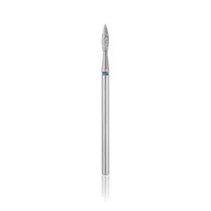 Punta de diamante, “Flama”, banda azul, con punta diametro 2.1 mm/ superficie de trabajo 8 mm